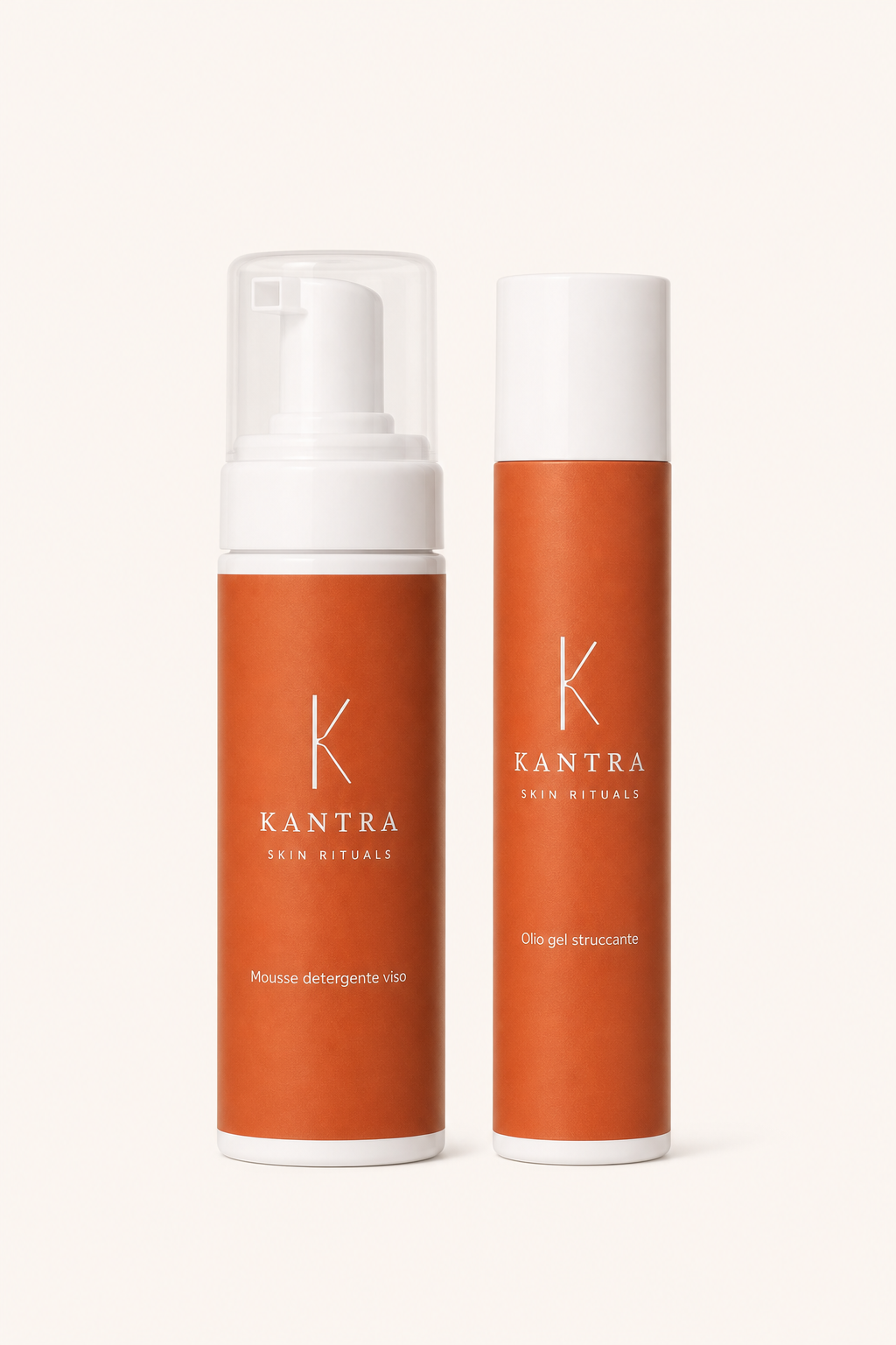 Kit doppia detersione - olio gel struccante + mousse detergente