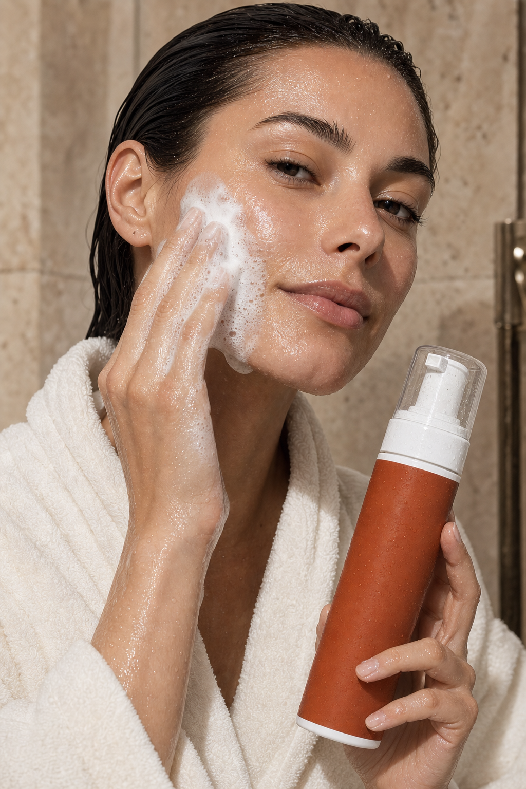 Kit doppia detersione - olio gel struccante + mousse detergente