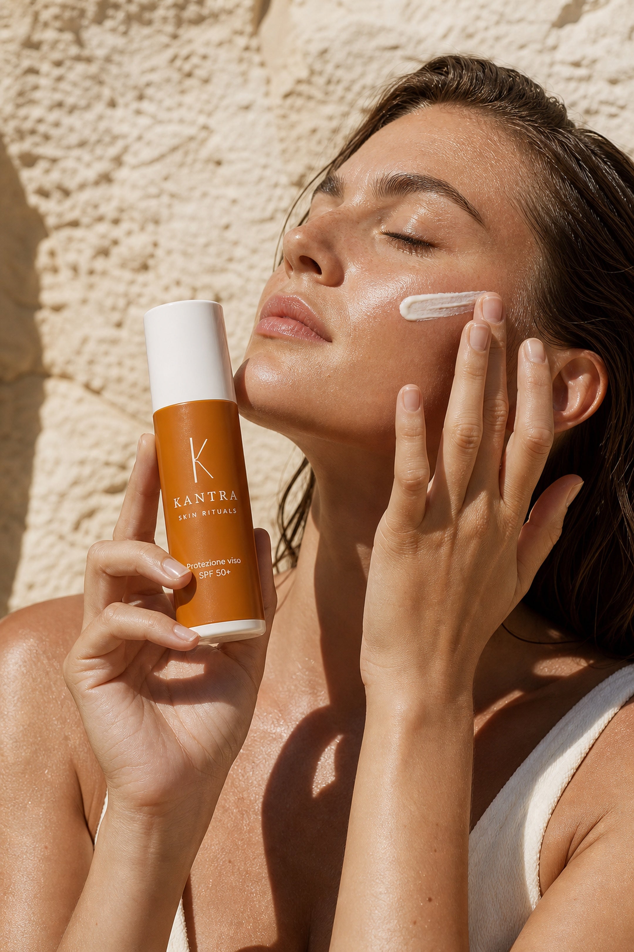 Protezione solare viso 50+