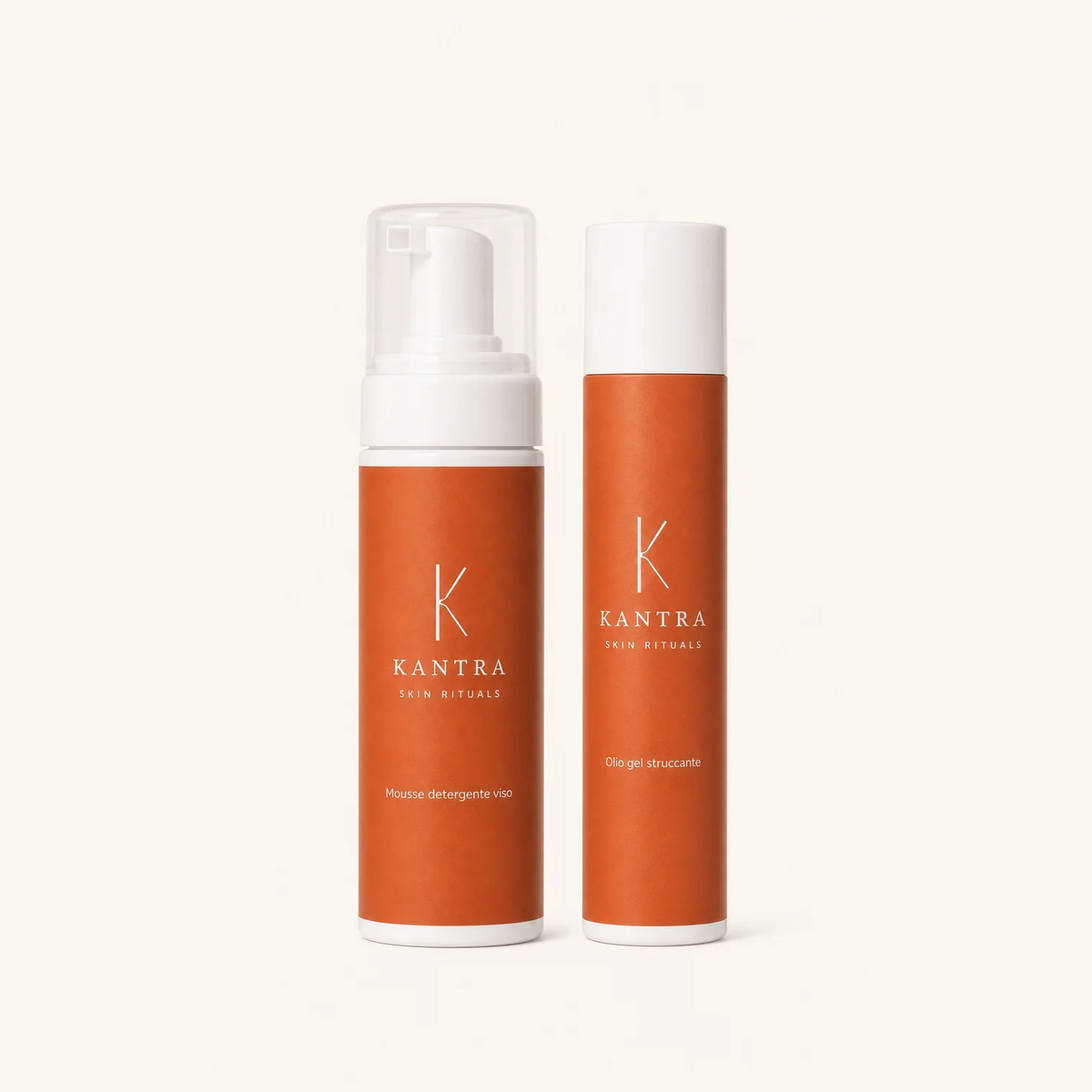 Kit doppia detersione - olio gel struccante + mousse detergente