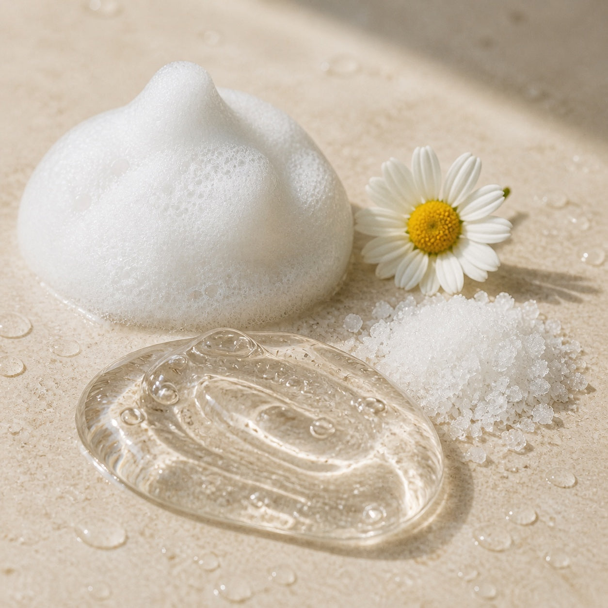 Mousse detergente viso